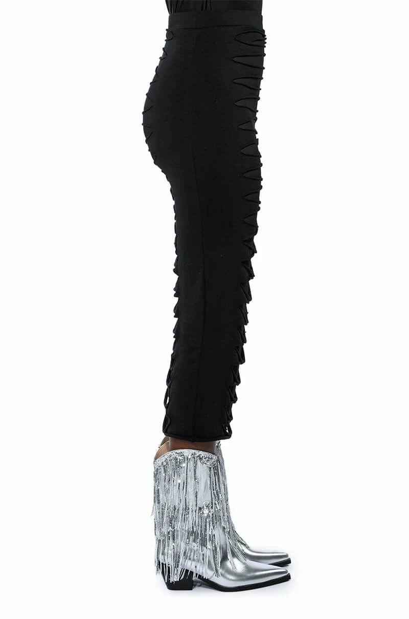 TRY ME DISTRESSED MIDI SKIRT 8 TRY ME DISTRESSED MIDI SKIRT - Image 8