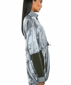 UNBOTHERED SPORTY LONG SLEEVE ROMPER -FINESSE-shop unbothered sporty long sleeve romper grey 5 5