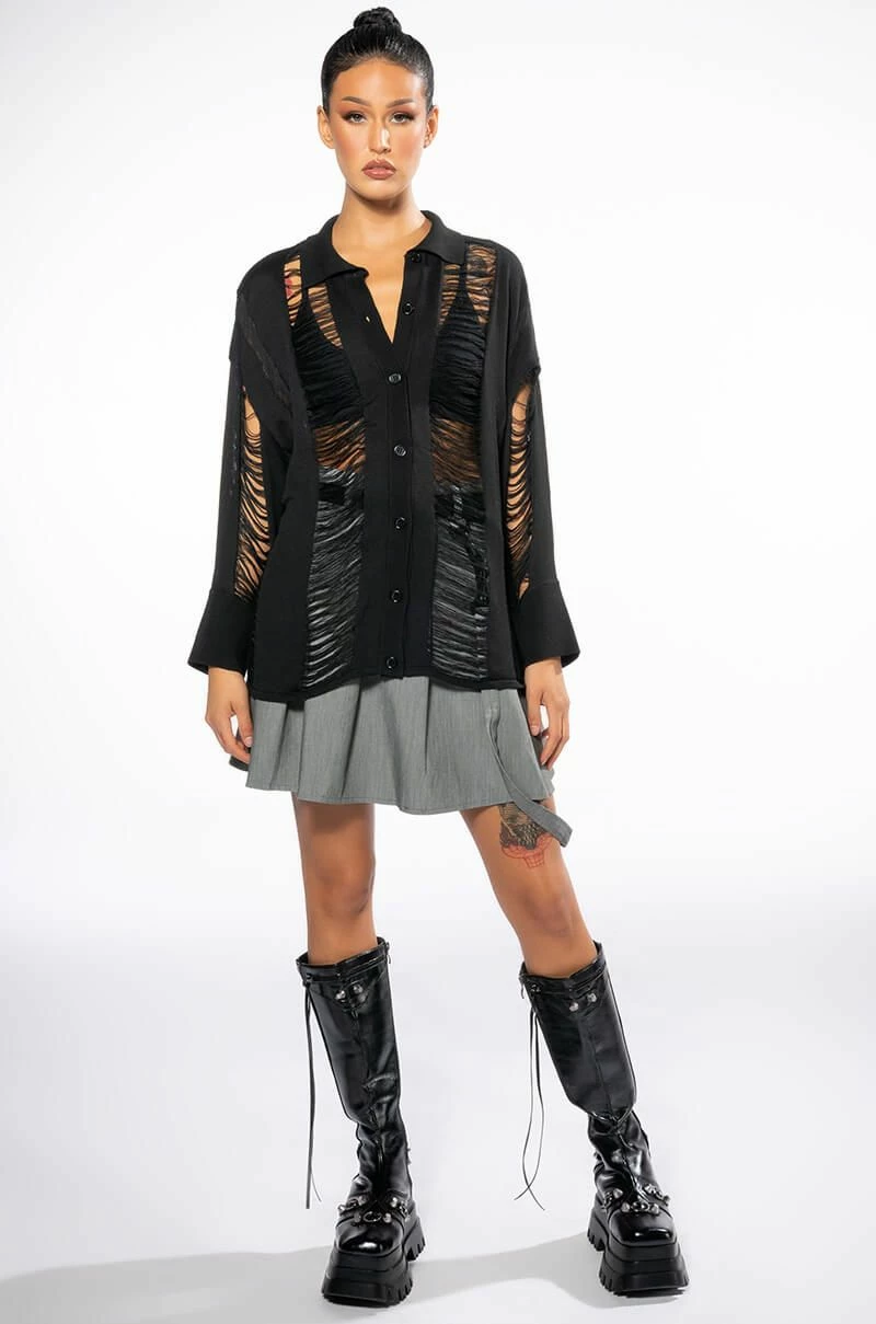 UNDERCOVER PLEATED MINI SKIRT 10 UNDERCOVER PLEATED MINI SKIRT - Image 10