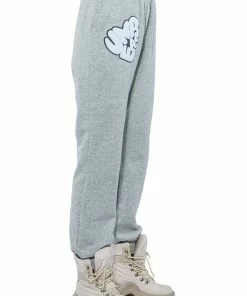 UNREAL JOGGER WITH PATCHES -FINESSE-shop unreal jogger with patches heather grey 7 7