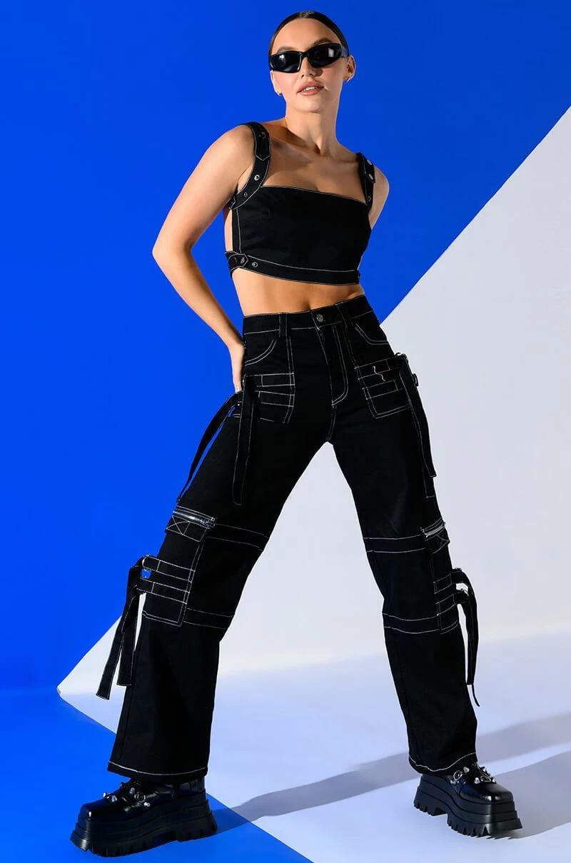 UP TO NO GOOD BAGGY FIT CARGO PANT 2 UP TO NO GOOD BAGGY FIT CARGO PANT - Image 2