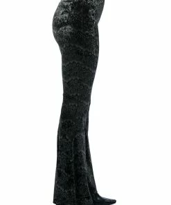 VELVETY SOFT HIGH RISE FLARE PANT 9 VELVETY SOFT HIGH RISE FLARE PANT -FINESSE-shop velvety soft high rise flare pant black olive 4 4