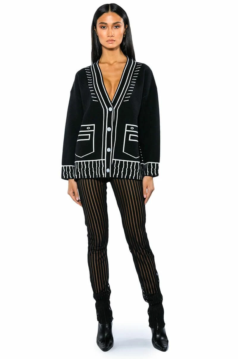 LYNN CINCHED ANKLE SHEER STRIPE LEGGING 4 LYNN CINCHED ANKLE SHEER STRIPE LEGGING - Image 4