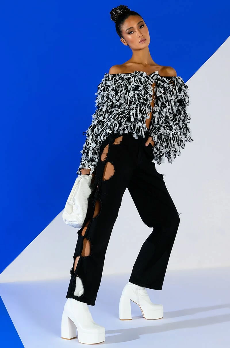 WHITLEY CUT OUT RELAXED FIT JEANS 2 WHITLEY CUT OUT RELAXED FIT JEANS - Image 2