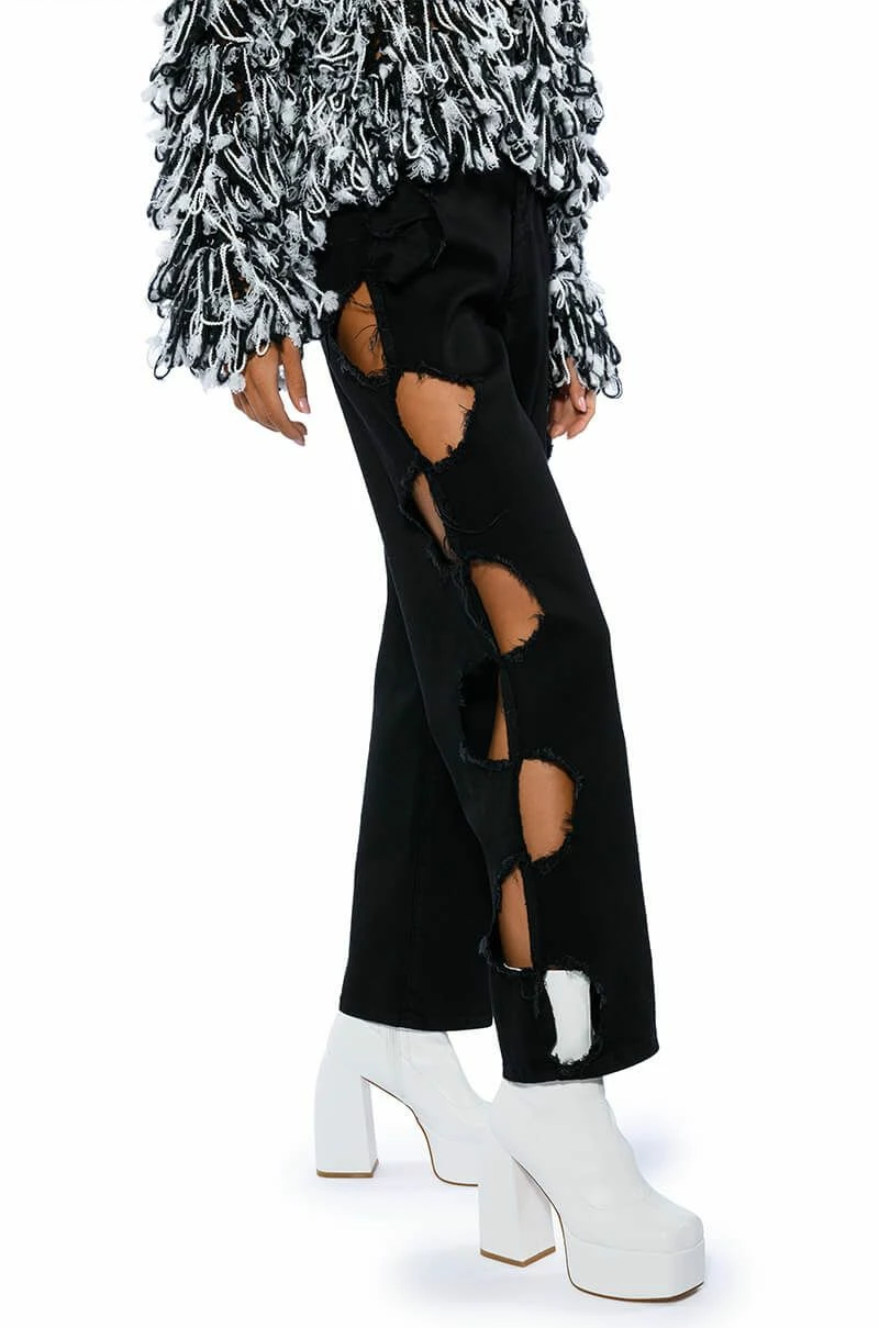 WHITLEY CUT OUT RELAXED FIT JEANS 3 WHITLEY CUT OUT RELAXED FIT JEANS - Image 3