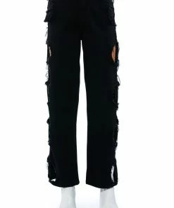 WHITLEY CUT OUT RELAXED FIT JEANS 14 WHITLEY CUT OUT RELAXED FIT JEANS -FINESSE-shop whitley cut out relaxed fit jeans black 6 6