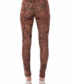 WILD CHEETAH PRINT LEGGINGS -FINESSE-shop wild cheetah print leggings beige multi 6 6