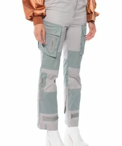 FINESSE-shop -FINESSE-shop wild ones colorblock cargo pant grey 2 2