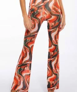 WILD WILD WEST MESH KICK FLARE PANT