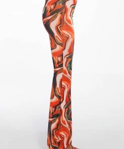 WILD WILD WEST MESH KICK FLARE PANT -FINESSE-shop wild wild west mesh kick flare pant red multi 4 4