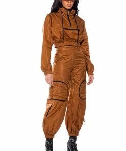 WISHFUL THINKING LIGHTWEIGHT CARGO PANT -FINESSE-shop wishful thinking lightweight cargo pant brown 5 5