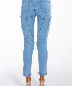 WORTH IT HIGH WAISTED SKINNY JEANS -FINESSE-shop worth it high waisted skinny jeans light blue 7 7