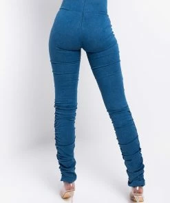 X.O HIGH RISE STACKED DENIM -FINESSE-shop xo high rise stacked denim medium blue denim 3 3 c1