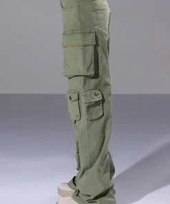 YOU KNOW IT CARGO PANTS -FINESSE-shop you know it cargo pants olive 5 5