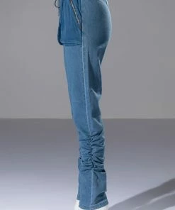YOU OUGHTA KNOW DENIM JOGGER -FINESSE-shop you oughta know denim jogger medium blue denim 6 6 c1