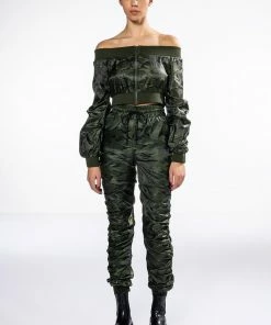 YOURE THE PROBLEM RUCHED JOGGER -FINESSE-shop youre the problem ruched jogger camo 9 9