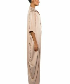 YOURS TRULY OVERSIZED SHORT SLEEVE JUMPSUIT -FINESSE-shop yours truly oversized short sleeve jumpsuit beige 7 7