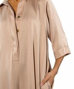 YOURS TRULY OVERSIZED SHORT SLEEVE JUMPSUIT -FINESSE-shop yours truly oversized short sleeve jumpsuit beige 9 9