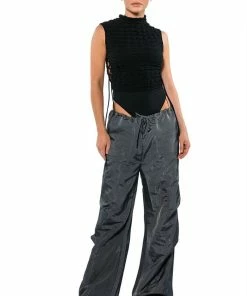 ZONA OVERSIZED PARACHUTE PANTS 12 ZONA OVERSIZED PARACHUTE PANTS -FINESSE-shop zona oversized parachute pants charcoal grey 4 4