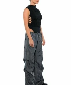 ZONA OVERSIZED PARACHUTE PANTS 13 ZONA OVERSIZED PARACHUTE PANTS -FINESSE-shop zona oversized parachute pants charcoal grey 5 5