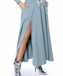 FINESSE-shop -FINESSE-shop zumi maxi skirt green 2 2